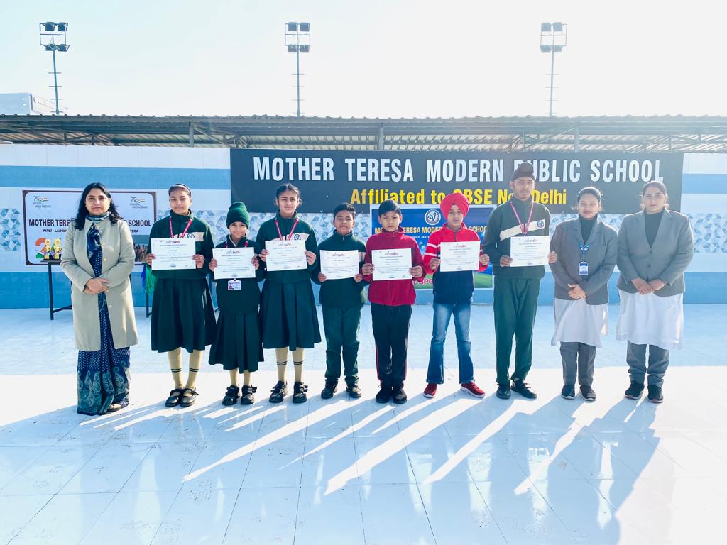 Mother Teresa Modern Public School Kurukshetra - ANNUAL PRIZE DISTRIBUTION - 1-2-23