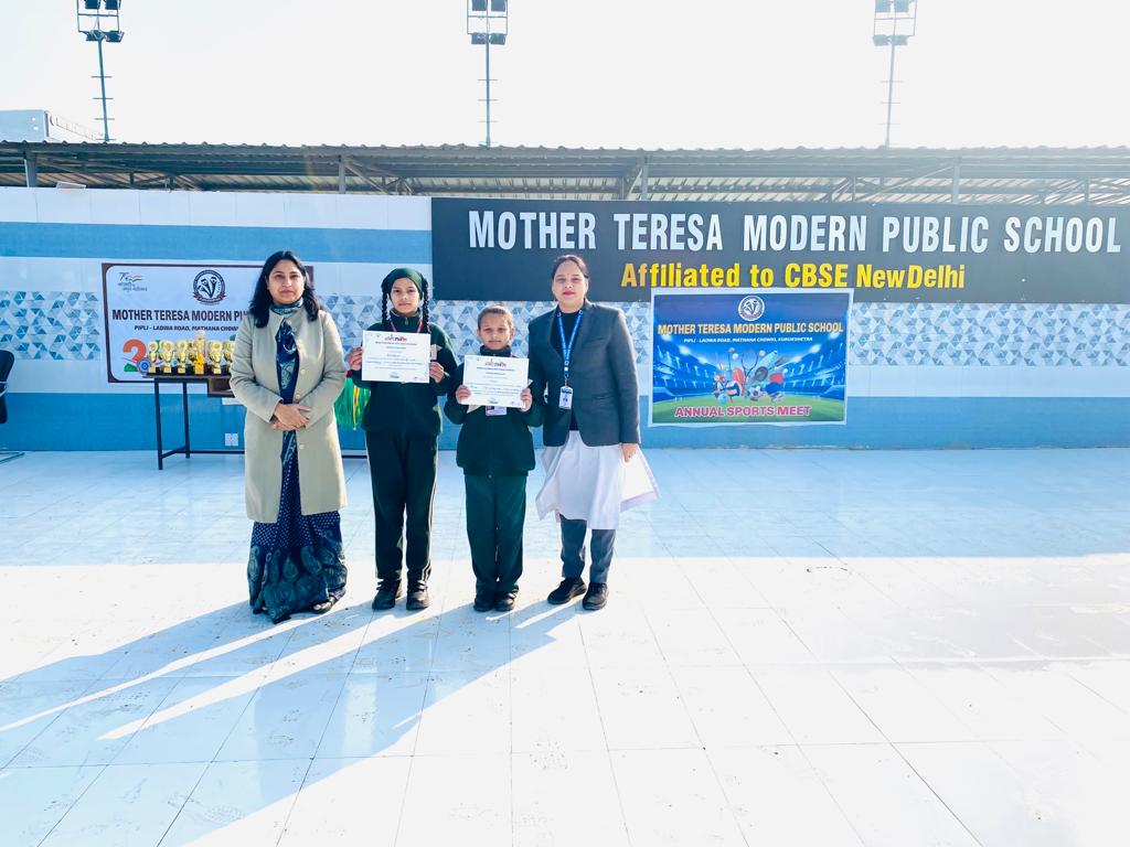 Mother Teresa Modern Public School Kurukshetra - ANNUAL PRIZE DISTRIBUTION - 01-02-2023