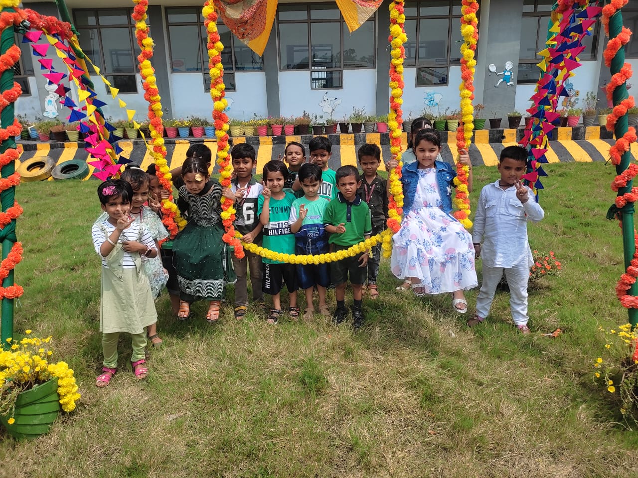 Mother Teresa Modern Public School Kurukshetra - Teej Celebration - 18-08-2023