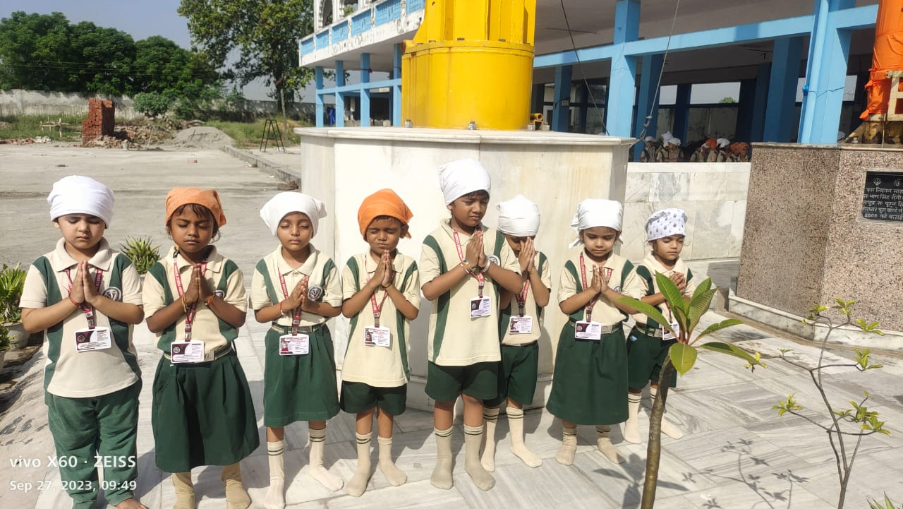 Mother Teresa Modern Public School Kurukshetra - VISIT GURUDWARA GRADE LKG - 27-09-2023