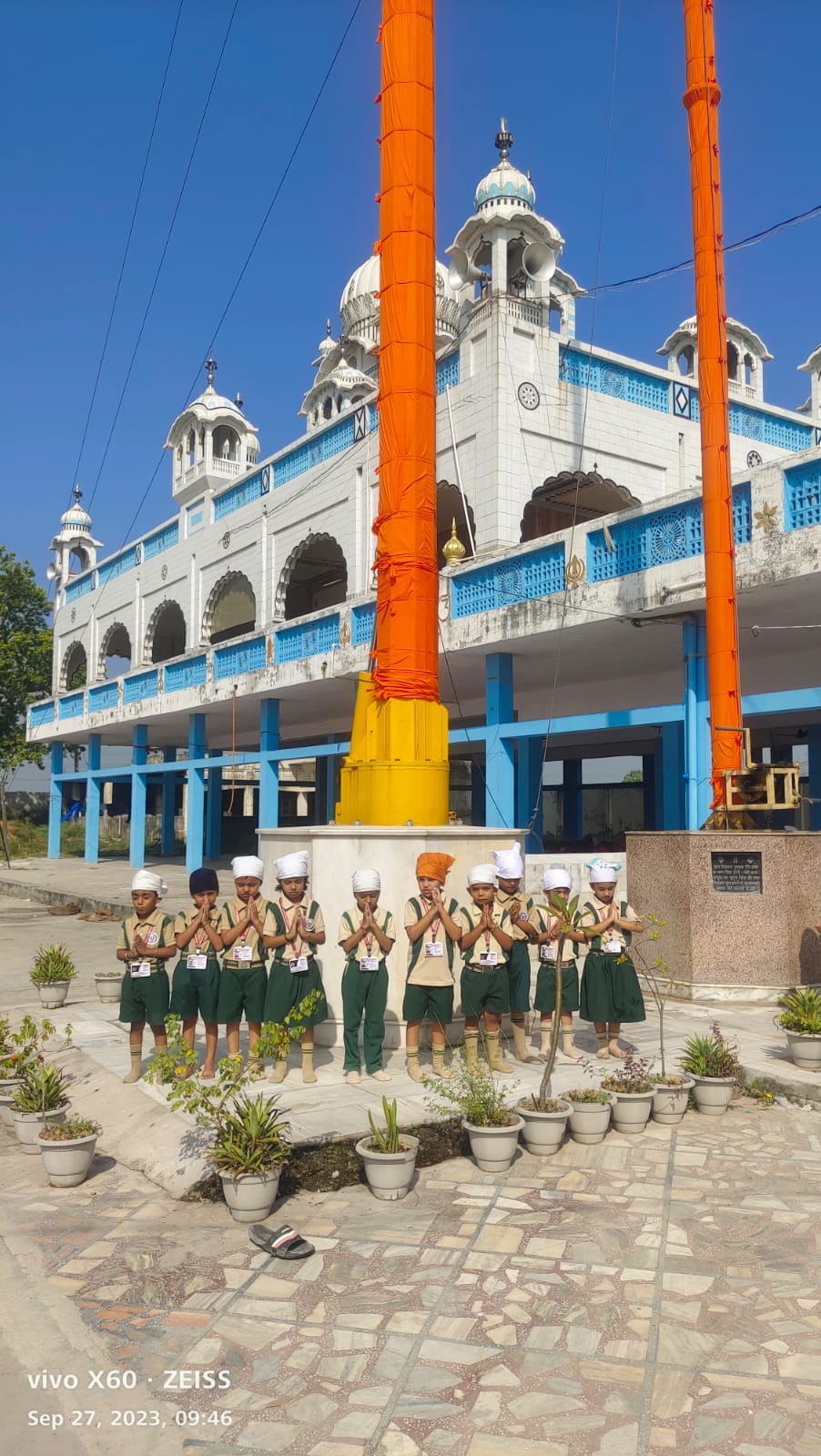 Mother Teresa Modern Public School Kurukshetra - VISIT GURUDWARA GRADE LKG - 27-09-2023